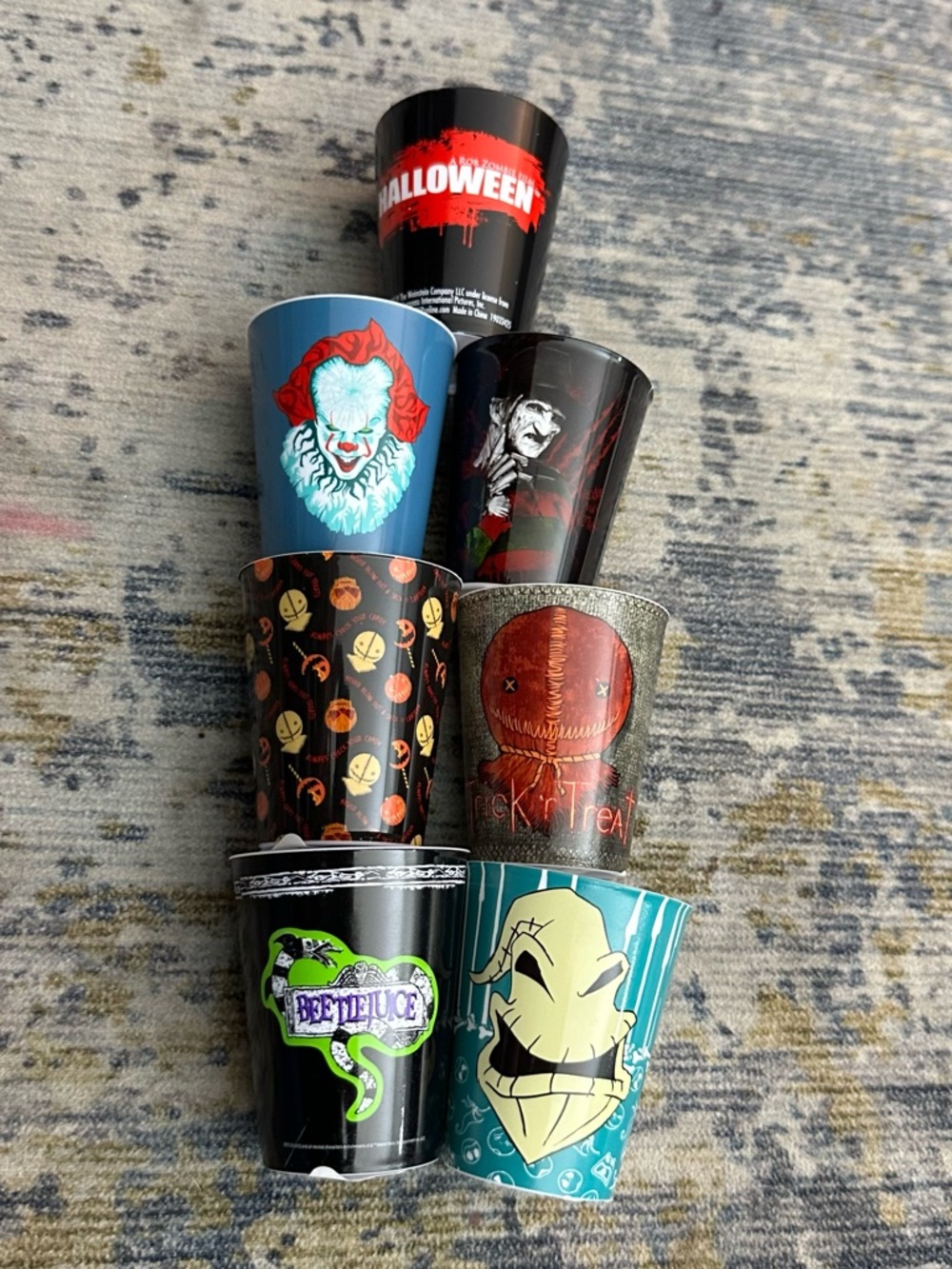Horror Movie Themed Shot Glass Bundle